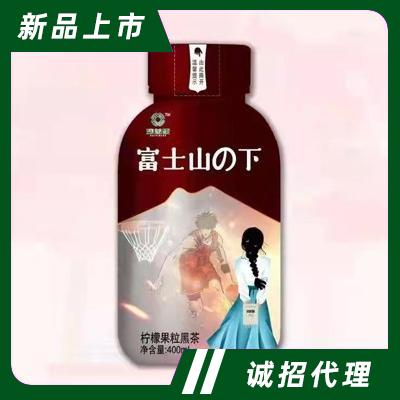 瑋益康檸檬果粒黑茶400ml