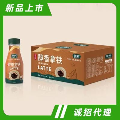 嗷奧醇香拿鐵咖啡飲料下午茶代餐飲品招商代理330ml×15