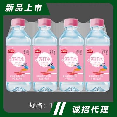 吉果島蜜桃味蘇打水飲料350ml×12瓶