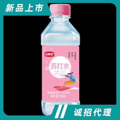吉果島蘇打水蜜桃味蘇打水飲料350ml