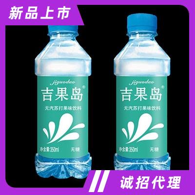 吉果島無汽蘇打果味飲料350ml