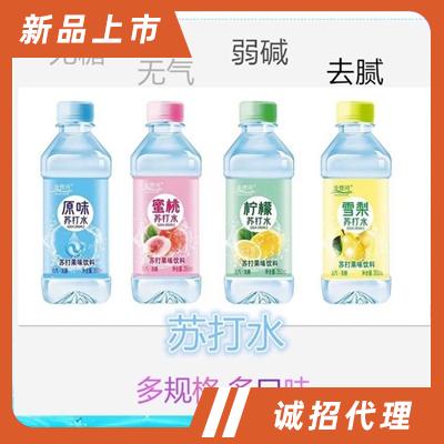 金登河無糖無氣蘇打水果味飲料350ml
