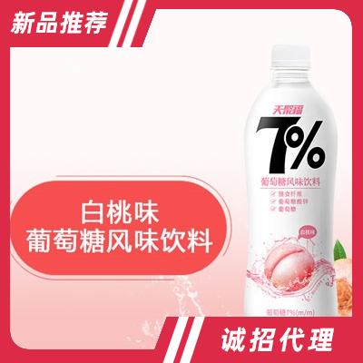 天聚福7%白桃味葡萄糖風味飲料480ml