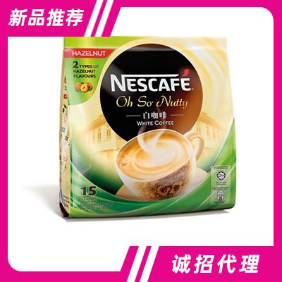 雀巢咖啡絲絨白咖啡榛果口味