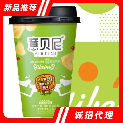 意貝尼雙拼珍珠奶茶芝士芒果味96克