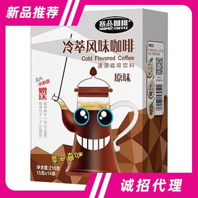 賽品咖啡冷萃原味速溶咖啡210g