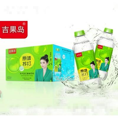 吉果島原味蘇打無汽蘇打果味飲料350ml×24