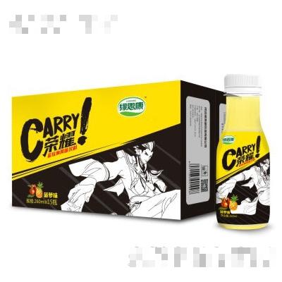 綠思康carry榮耀瓜拉納風味飲料菠蘿味（箱）