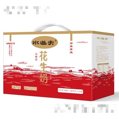 水道夫無糖型花生奶植物蛋白飲料240mlx12罐