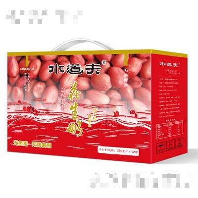 水道夫花生奶植物蛋白飲料240mlx12罐