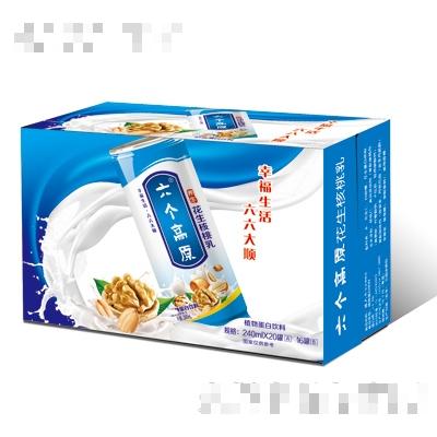 六個高原養(yǎng)生花生核桃乳植物蛋白飲料（藍箱）