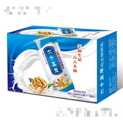 六個高原養(yǎng)生花生核桃乳植物蛋白飲料（藍箱裝）