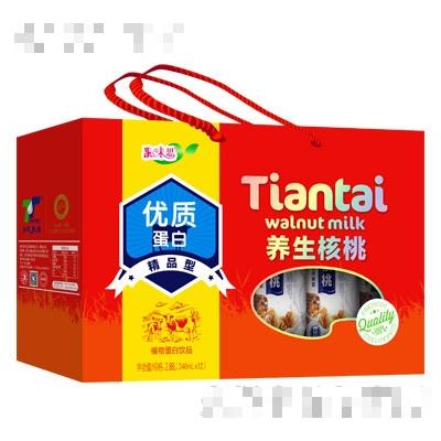 果味思養(yǎng)生核桃植物蛋白飲料240mlX12