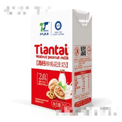 天太乳業(yè)高鈣核桃花生奶250ml