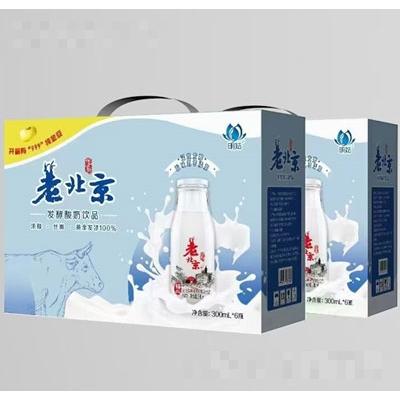 明姑精品老北京發(fā)酵酸奶飲品300mlX6瓶