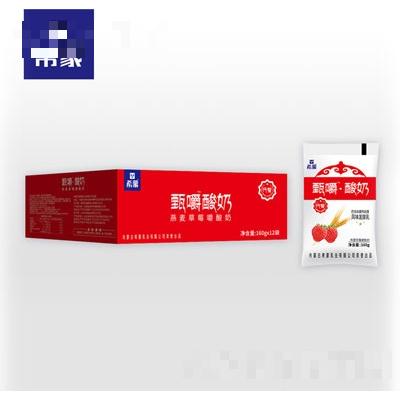 希蒙袋裝甄嚼酸奶（草莓燕麥）