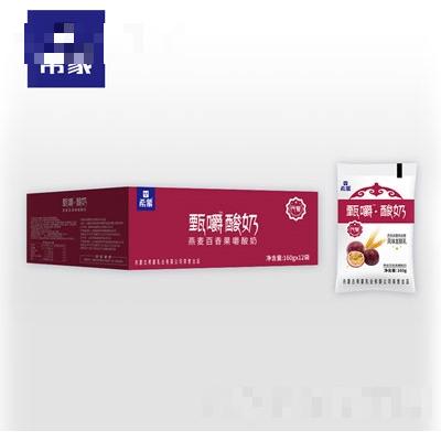 希蒙袋裝甄嚼酸奶（百香果燕麥）