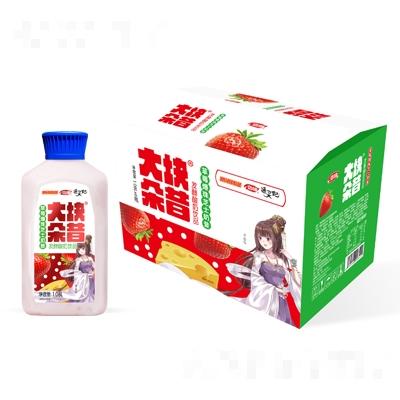 浩明大塊朵昔草莓爆珠芝士奶昔發酵酸奶飲品1.08L