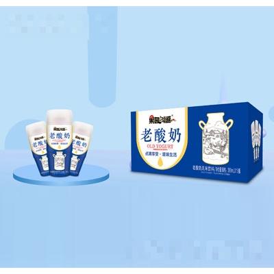 果園抖逗老酸奶風(fēng)味飲料