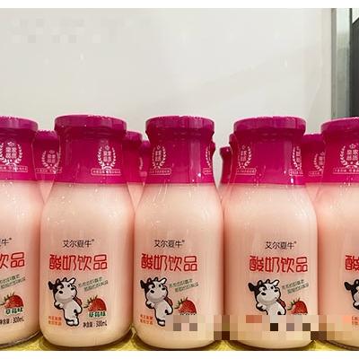 艾爾夏牛草莓酸奶飲品300ml