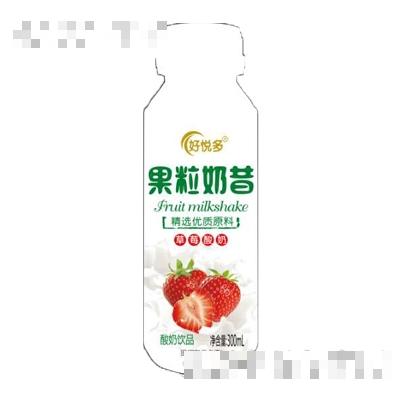 好悅多果粒奶昔草莓味酸奶飲品300ml