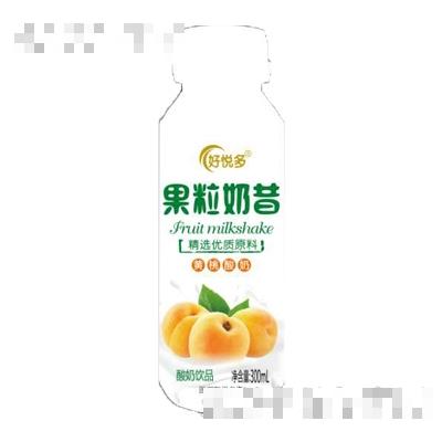 好悅多果粒奶昔黃桃味酸奶飲品300ml