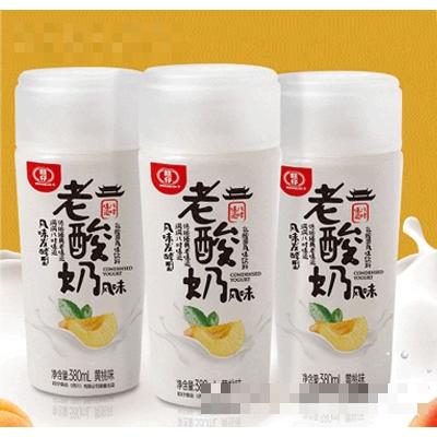 旺仔老酸奶風味飲品黃桃味380ml