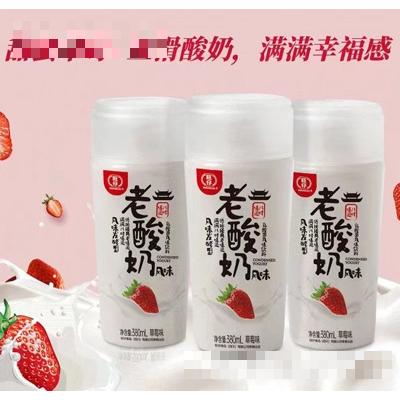 旺仔老酸奶風味飲品草莓味380ml
