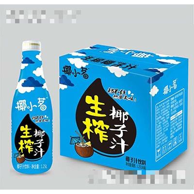 椰小茗生榨椰子汁1.25Lx6瓶裝
