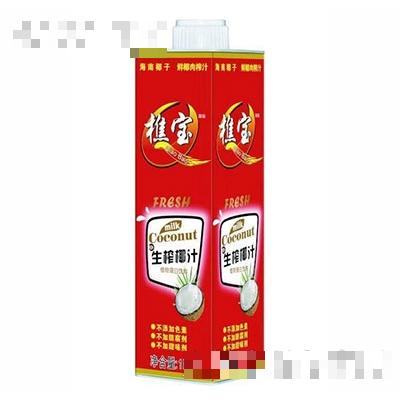 樵寶方盒1升椰子汁