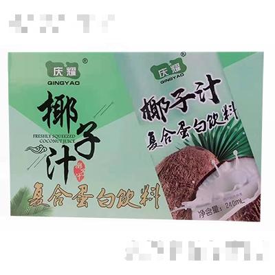 慶耀椰子汁復(fù)合蛋白飲料240ml
