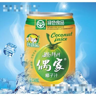 芭芭樂·綠色食品偶家椰子汁
