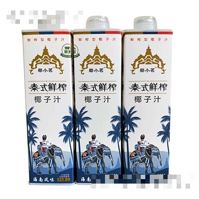 椰小茗泰式鮮榨椰子汁1L瓶裝