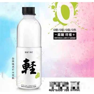 富達白茶味蘇打水飲料450ml