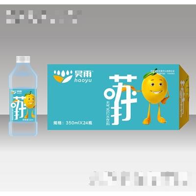 昊雨無氣蘇打水飲料350mlx24