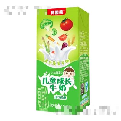貝因美混合蔬菜谷物兒童成長(zhǎng)牛奶