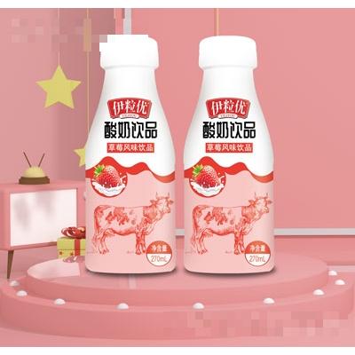 伊粒優(yōu)酸奶飲品草莓味270ml