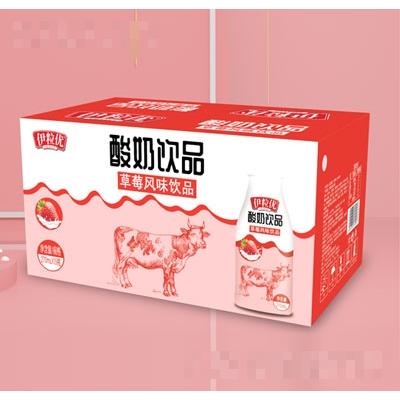伊粒優(yōu)酸奶飲品草莓味270mlX15