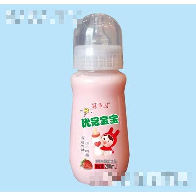 冠澤園優冠寶寶草莓味酸奶飲品