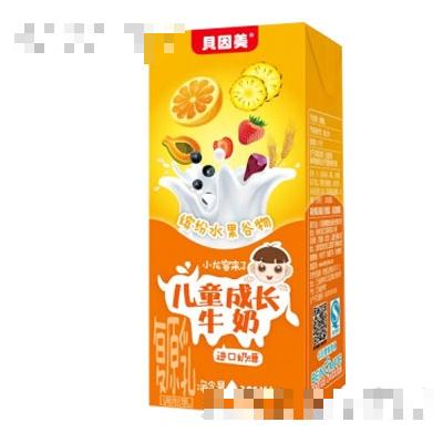 貝因美繽紛水果谷物兒童成長(zhǎng)牛奶