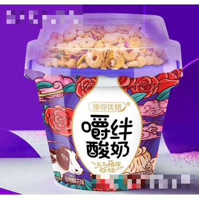 雅彌優格嚼絆酸奶谷物鮮花味