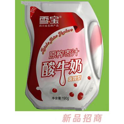 雪寶原榨棗汁酸牛奶