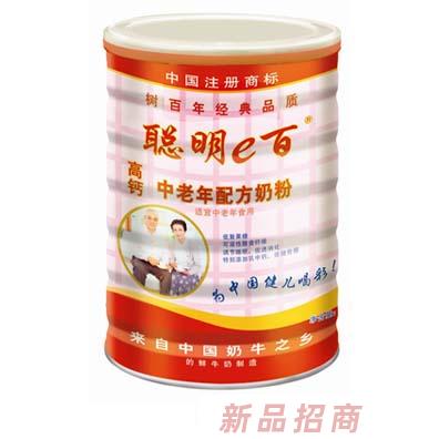聰明e百中老年900g桶裝