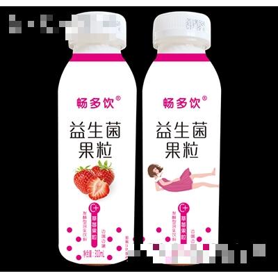 暢多飲益生菌草莓果粒乳飲品310ml