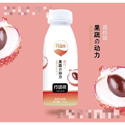 行動派果蔬乳酸菌荔枝味350g