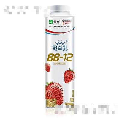 蒙牛冠益乳BB-12發酵乳草莓口味