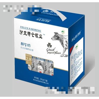 汾太特倫牧業酸牛奶205gx12盒