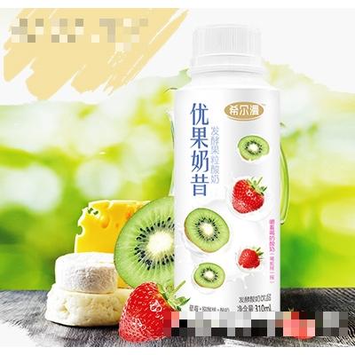 希爾漫優(yōu)果奶昔草莓+獼猴桃酸奶飲品310ml