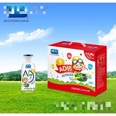強(qiáng)人AD鈣奶飲品215mlx16