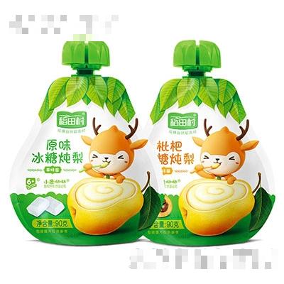 稻田村水果吸吸袋冰糖燉梨90g